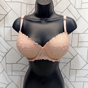 PINK by Victoria's Secret Pink Lace Date Push Up Bra size 36DD